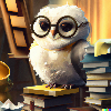 An Owl Addicted to Reading