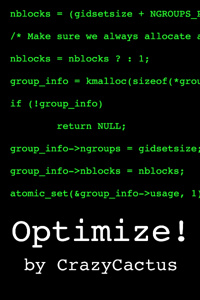 Optimize!