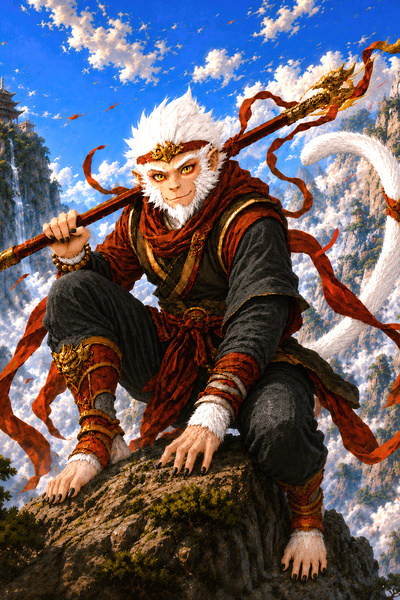 Cover for The Monkey King’s Odyssey [Sun Wukong, Journey to the West, Cultivation]