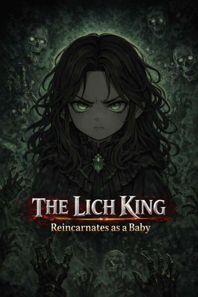 Cover for The Lich King Reincarnates as a Baby