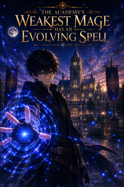 Cover for The Academy’s Weakest Mage Has an Evolving Spell