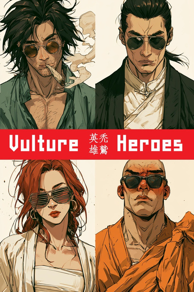 Cover for Vulture Heroes Vol. 2, Celibate Courtesan [Self-Destructive Cultivation/Wuxia]