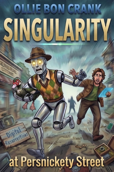 The Singularity at Persnickety Street (Digital Guy - Book One: Sci-fi, Robots, AI, and Humor)