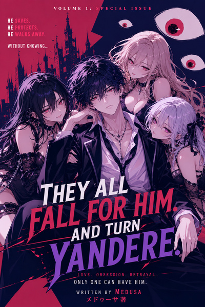 Cover for They All Fall For Him And Turn Yandere!