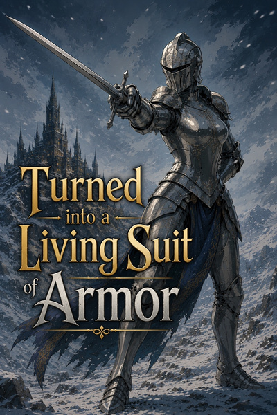 Cover for Turned into a Living Suit of Armor, She Who Remains