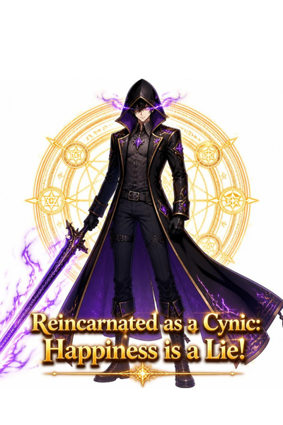 Cover for Reincarnated as a cynic : Happiness is a Lie