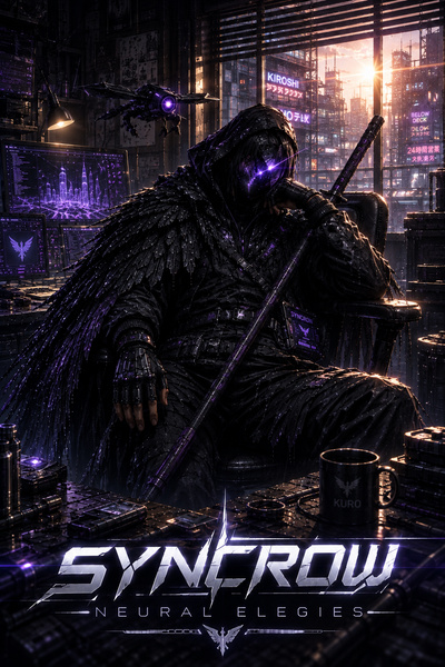 Cover for SYNCROW: Neural Elegies (A Cyberpunk 2077 Story)