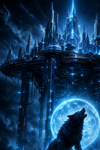 Cover for The lunar Bastion and the feral tide