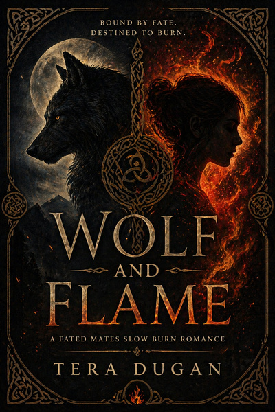 Cover for Wolf and Flame