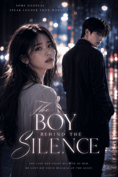 Cover for The boy behind the silence