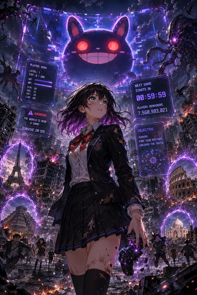 Cover for Game over, Kira!