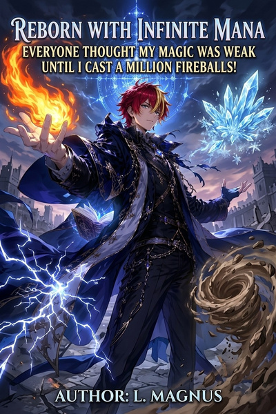 Cover for Reborn With Infinite Mana - Everyone Thought I Was Weak, Until I Cast A Million Fireballs! (LITRPG/EPIC PROGRESSION)