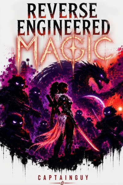 Cover for Reverse Engineered Magic [Title/Trait collecting, battle grinding, post-apoc system apocalypse]