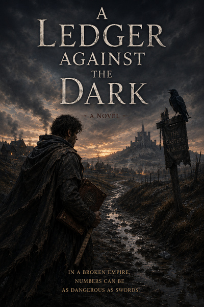 Cover for A Ledger Against the Dark (A Kingdom Building Isekai)