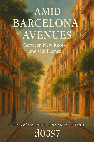 Cover for Amid Barcelona Avenues (Book 3 of the Barcelona Skies Trilogy)