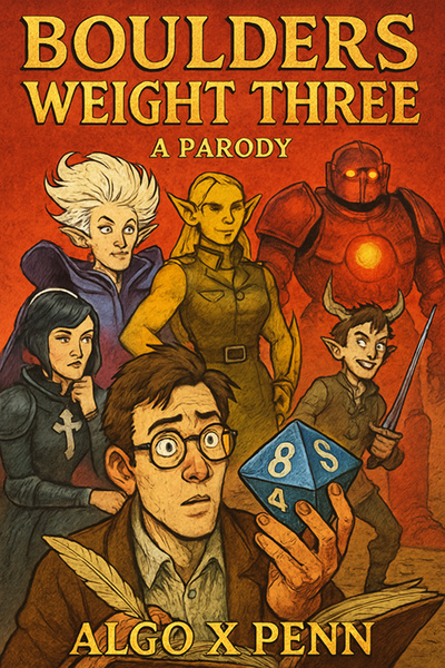 Cover for Boulders Weight Three (a Parody)