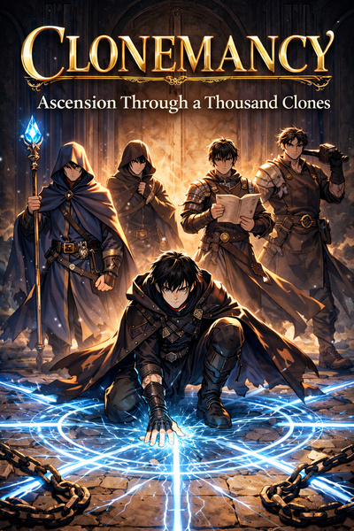Cover for Clonemancy: Ascension Through a Thousand Clones [LitRPG Multiple Bodies Progression Fantasy]