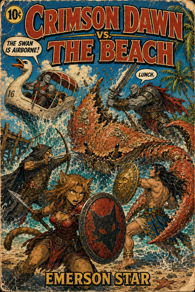 Cover for Crimson Dawn vs. The Beach