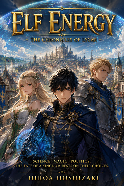 Cover for ELF ENERGY Volume I The Crimson-Black Eyes