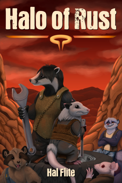 Cover for "Halo of Rust"