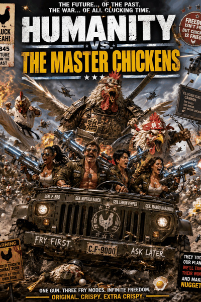 Cover for Humanity Vs The Master Chickens!!!