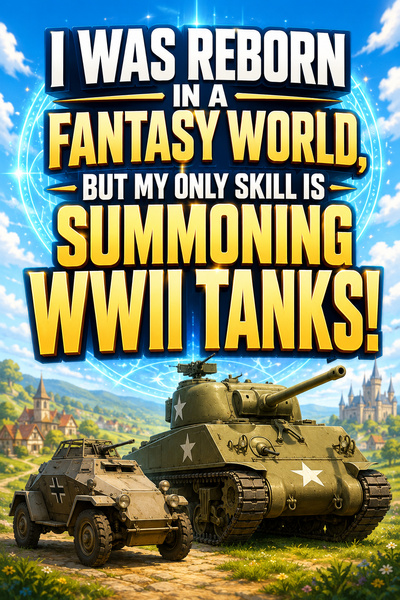 Cover for I Was Reborn in a Fantasy World, but My Only Skill Is Summoning WWII Tanks!