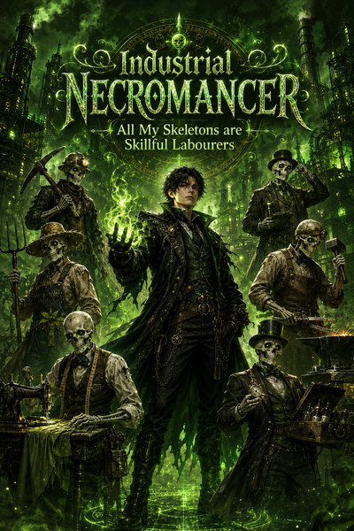 Cover for Industrial Necromancer: All My Skeletons are Skillful Labourers