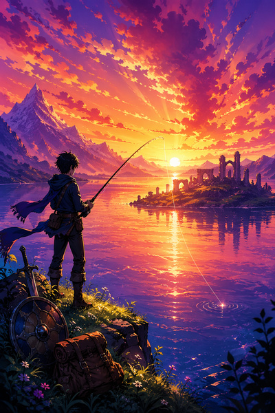 Cover for Instead of Becoming an Adventurer, I Chose to Fish