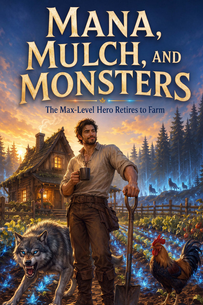 Cover for Mana, Mulch, and Monsters: The Max-Level Hero Retires to Farm