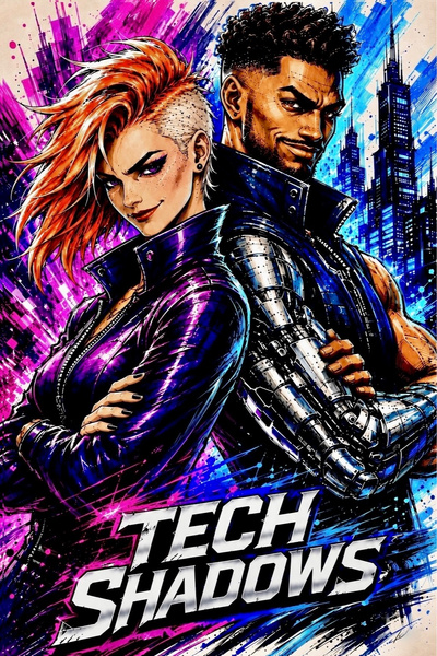 Cover for Tech Shadows [Gender Bender ◆ Telepathy ◆ Cybernetics]