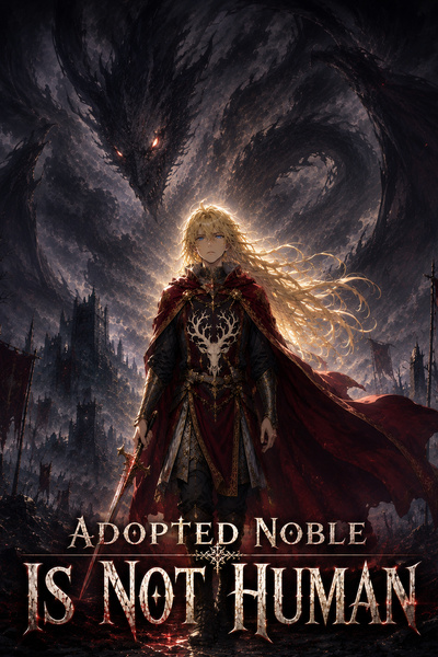 Cover for The Adopted Noble Is Not Human [A Superhuman in a Fantasy World]