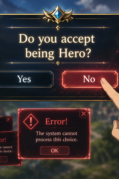 Cover for The Apathetic 'Hero'