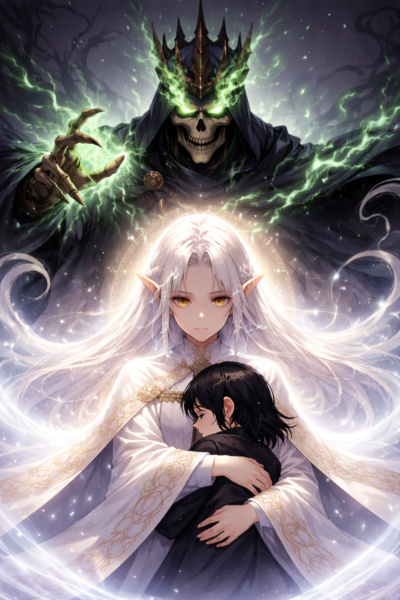 Cover for The Archmage Who Turned the Lich King Into a Saintess