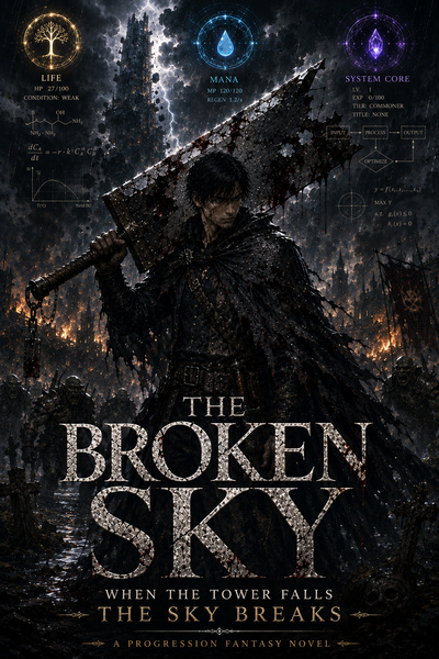 Cover for The Broken sky