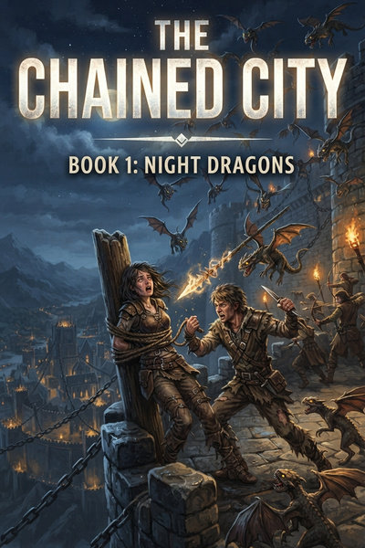 Cover for The Chained City-Book One-Night Dragons