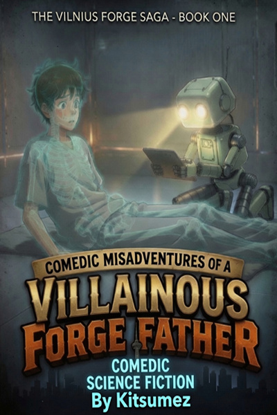 Cover for The Comedic Misadventures of a Villainous Forge Father – Book One