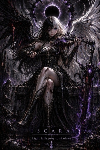 Cover for The Fallen Angel: Melody of Death