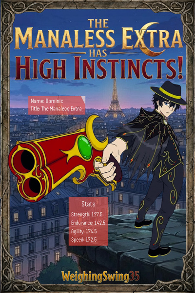 Cover for The Manaless Extra Has High Instincts [LitRPG/Isekai/Progression]