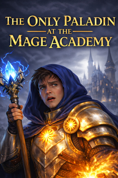 The Only Paladin at the Mage Academy — cover
