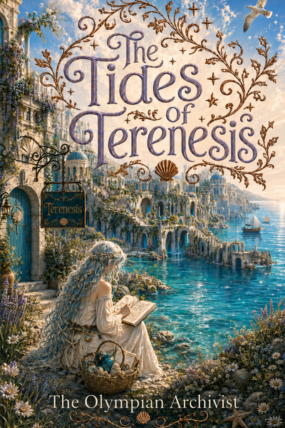 Cover for The Tides of Terenesis - An Olympian Cozy Fantasy