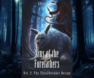 Banner ad: Sins Of The Forefathers A Litrpg Fantasy Isekai