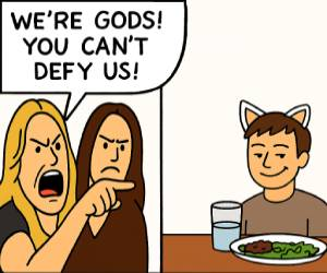 Banner ad: Doomed And Damned A Blasphemers Guide To Getting