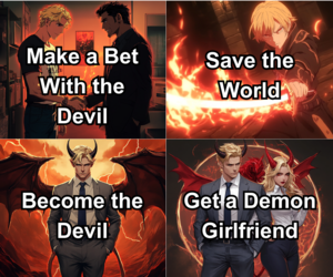 Banner ad: Dave Vs The Devil Urban Fantasycomedyb2 Complete