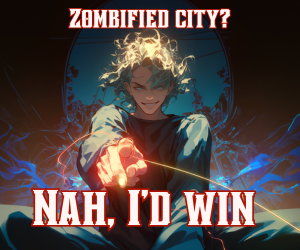 Banner ad: Blessed Dark Arcanepunk Litrpg