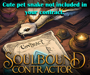 Banner ad: Soulbound Contractor