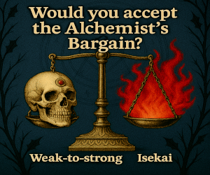 Banner ad: The Alchemists Bargain Dark Fantasy Psychological