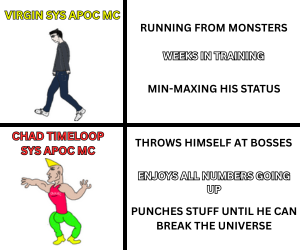 Banner ad: The Apocalypse Grinder Litrpg Apocalypse Timeloop