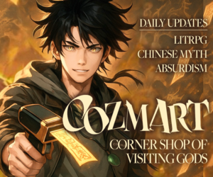 Banner ad: Cozmart Corner Shop Of Visiting Gods