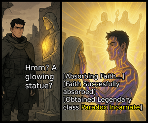 Banner ad: The Gods Gacha Game Litrpg Meta Aware Protagonist