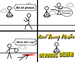 Banner ad: Kind Young Master Devours Death